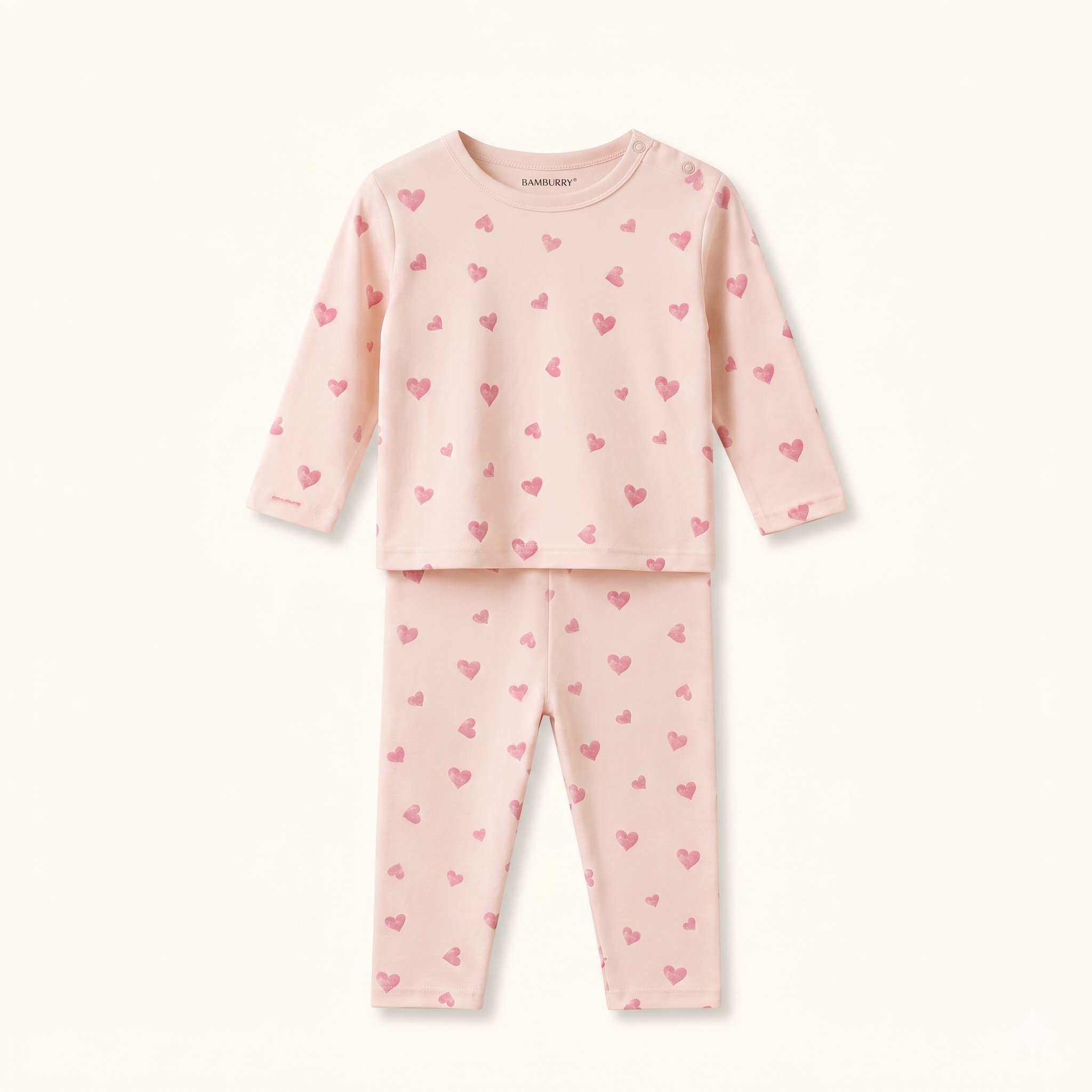 Bamburry Payjama Set Sweetheart detail