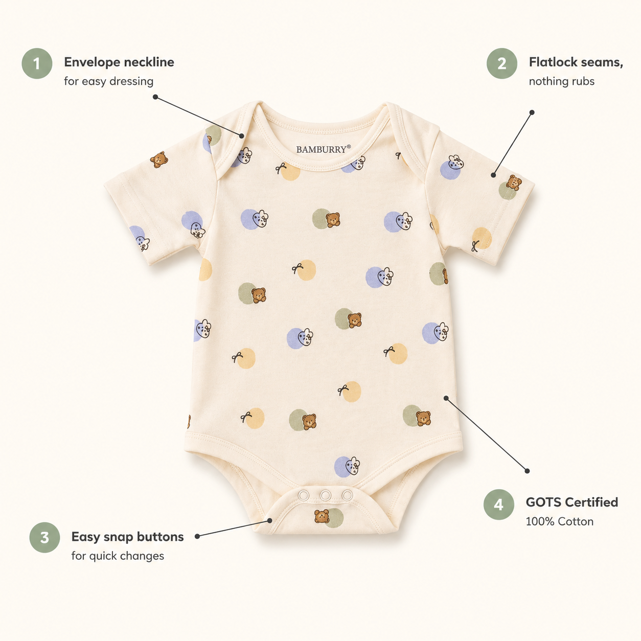 Organic Cotton Bodysuit – Cosy Cub
