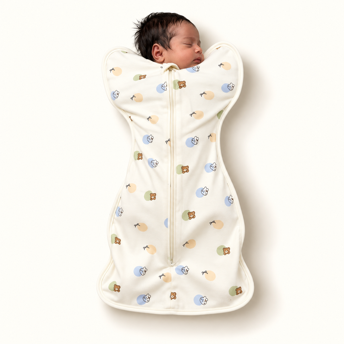 Pack of 3 Cosy Cub, Sweetheart & Cocoa Dot Organic Cotton Hands Up Swaddle Pod Set — placeholder photo