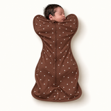Organic Cotton Hands Up Swaddle Pod – Cocoa Dot