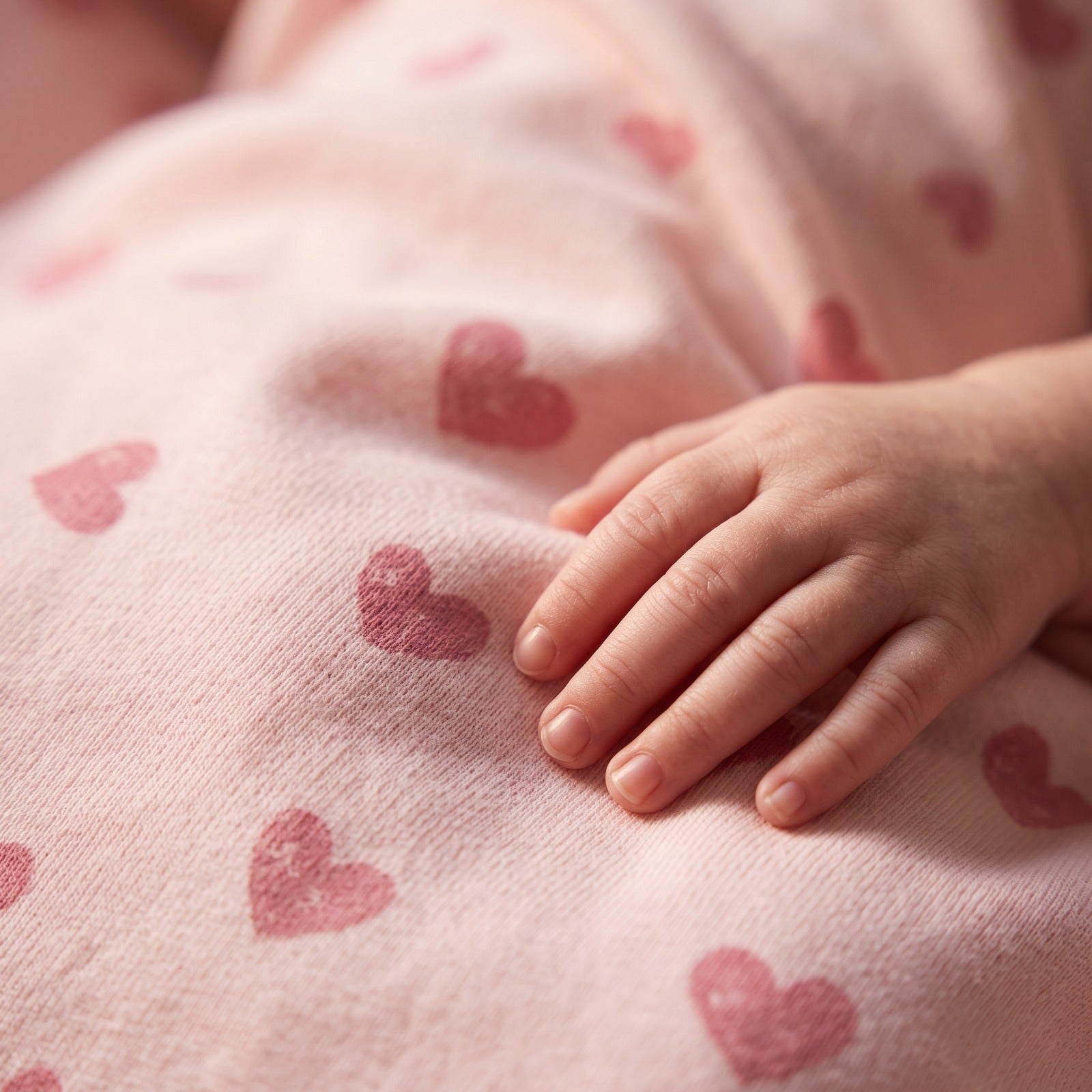 Organic Cotton Hands Up Swaddle Pod – Sweetheart