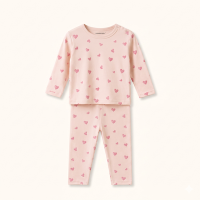 Bamburry Payjama Set Sweetheart detail
