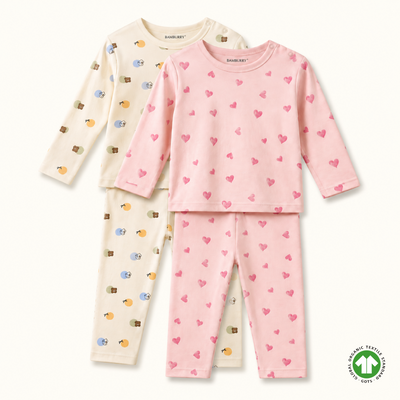 Bamburry Pack of 2 Payjama Set – Sweetheart & Cosy Cub