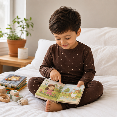 Organic Cotton Payjamas – Cocoa Dot