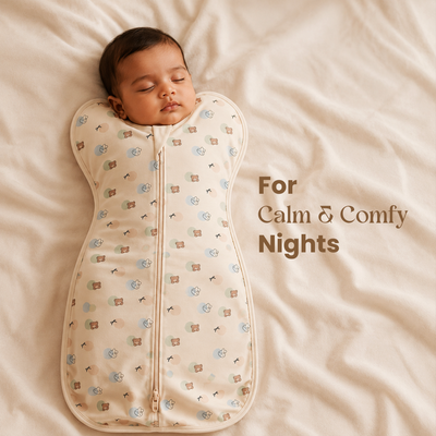 Organic Cotton Hands Up Swaddle Pod – Cosy Cub