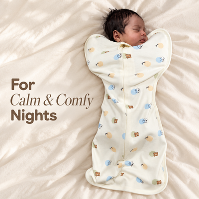 Organic Cotton Hands Up Swaddle Pod – Cosy Cub