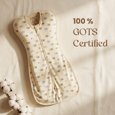 Organic Cotton Hands Up Swaddle Pod – Cosy Cub