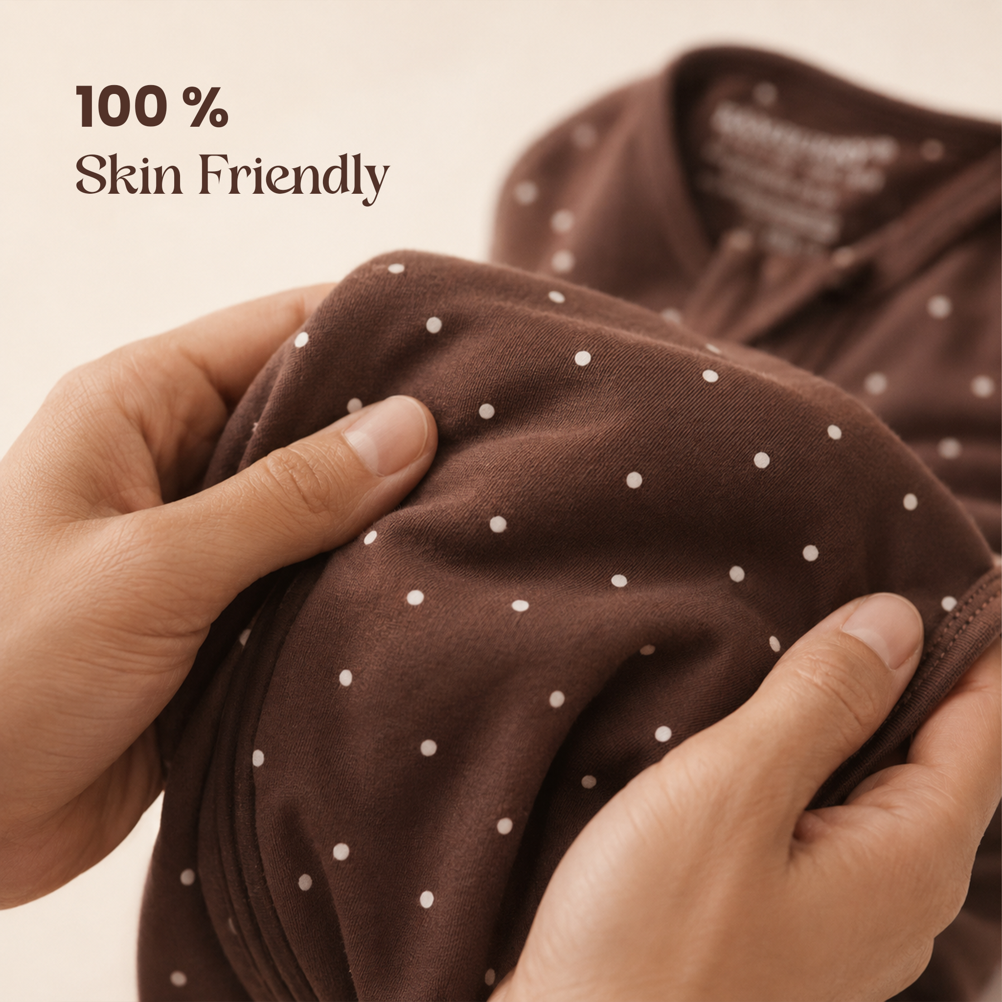 Organic Cotton Hands Up Swaddle Pod – Cocoa Dot